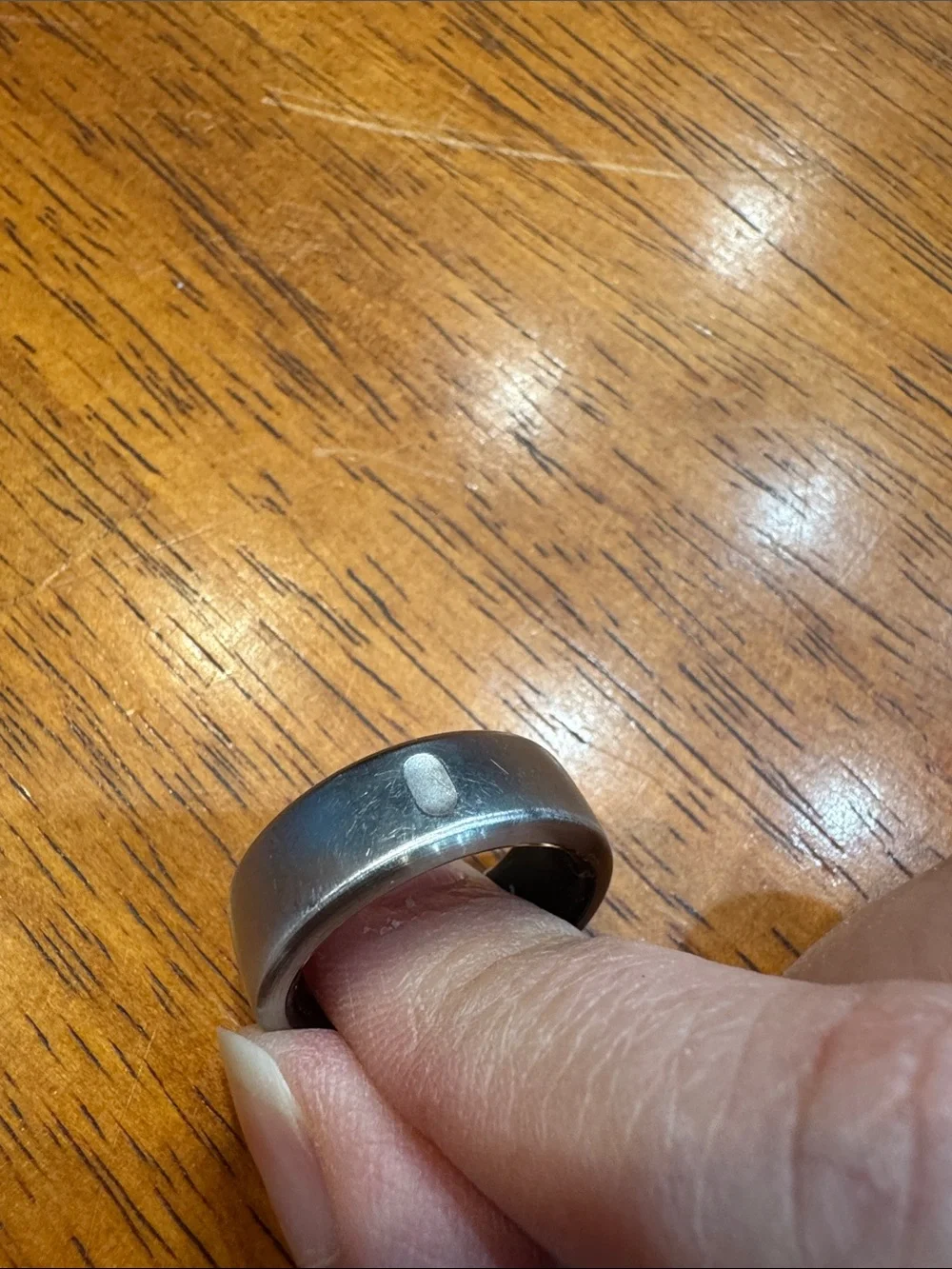 Oura Gen3 Brushed Titanium Size 8